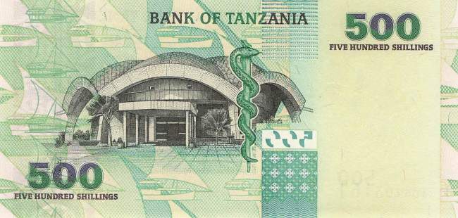 500 Schillings Tansania P.35 2003